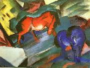 Red and Blue Horse Franz Marc
